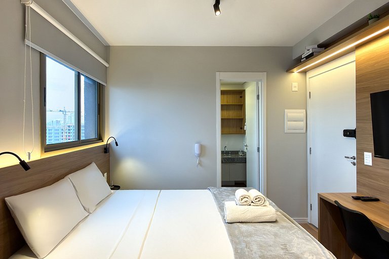 Studio sofisticado completo – Vila Mariana