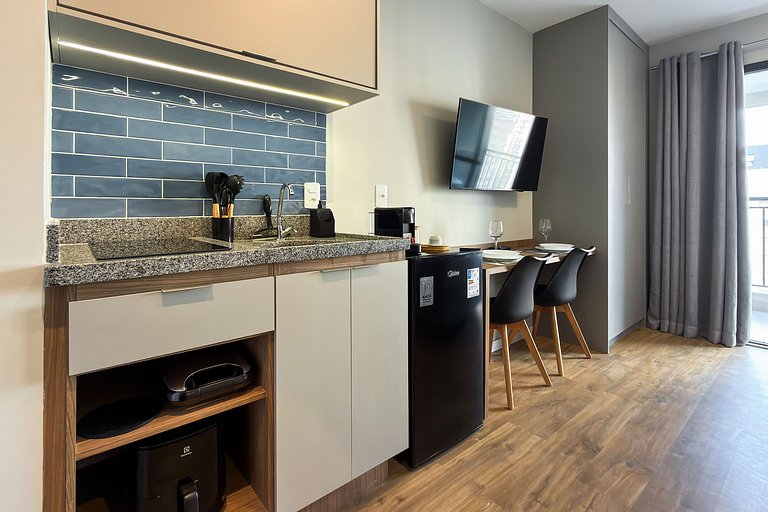 Studio charmoso no coração de Campo Belo