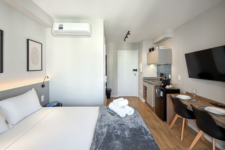 Studio charmoso no coração de Campo Belo