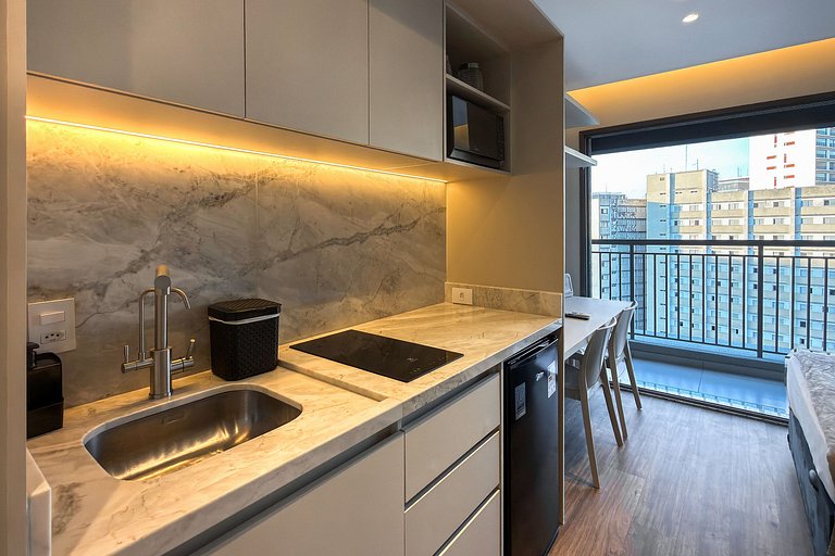 Studio charmoso no coração da Vila Madalena