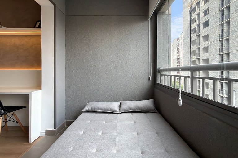 Studio charmoso no coração de Pinheiros