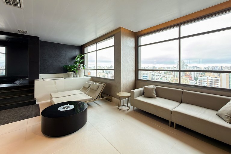 Studio Aconchegante com Lazer Completo SP