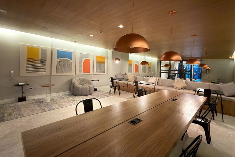 Studio Moderno para 4 em Vila Olímpia SP