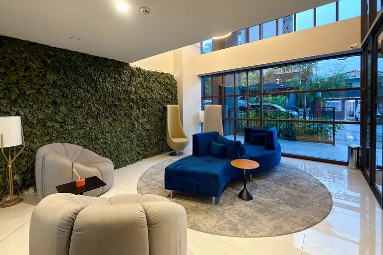 Studio Moderno para 4 em Vila Olímpia SP