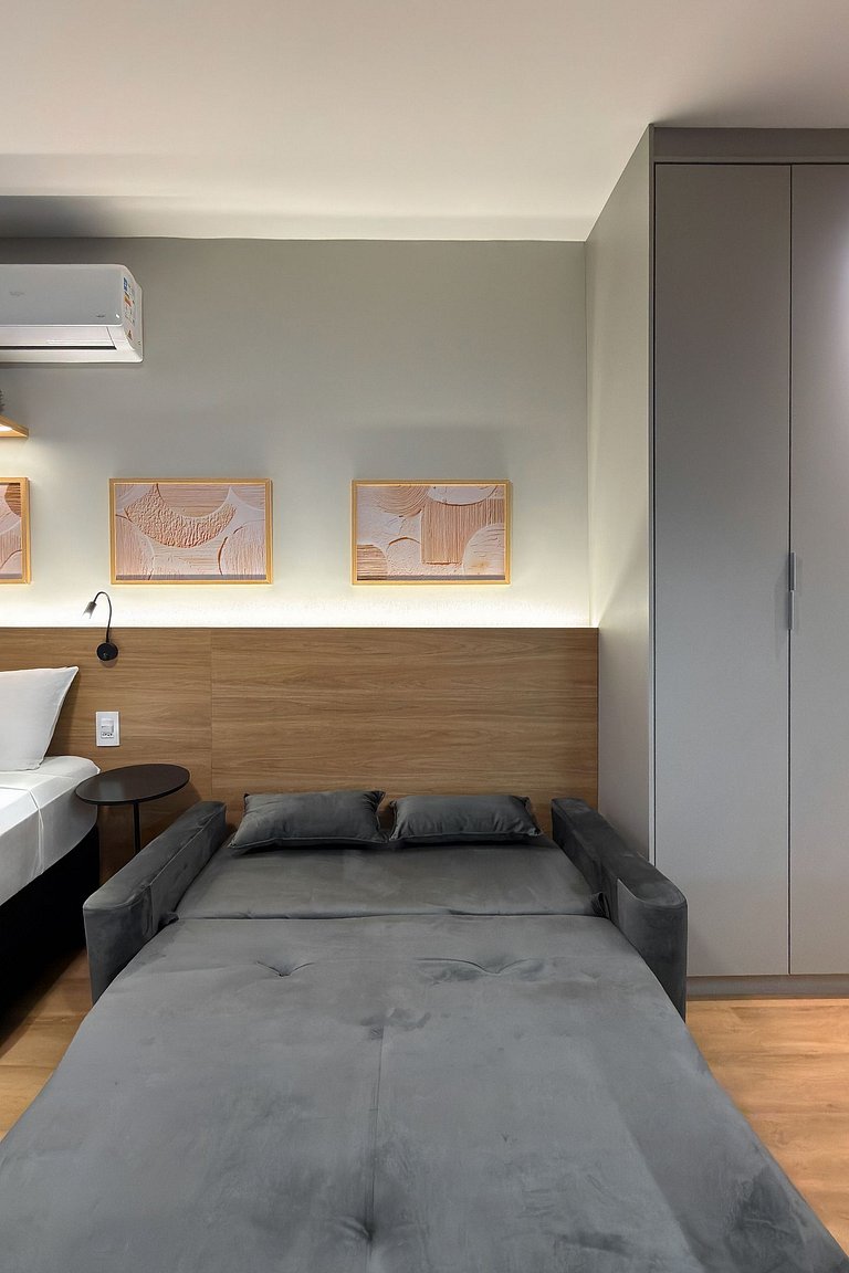 Studio Moderno para 4 em Vila Olímpia SP