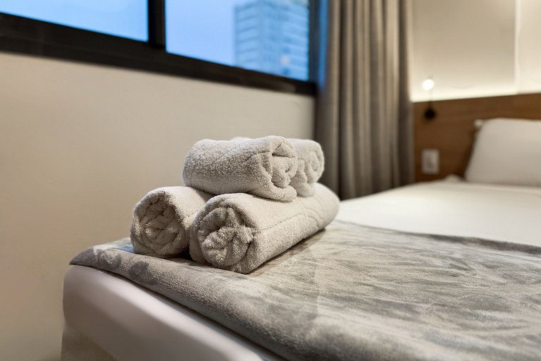 Studio Moderno para 4 em Vila Olímpia SP