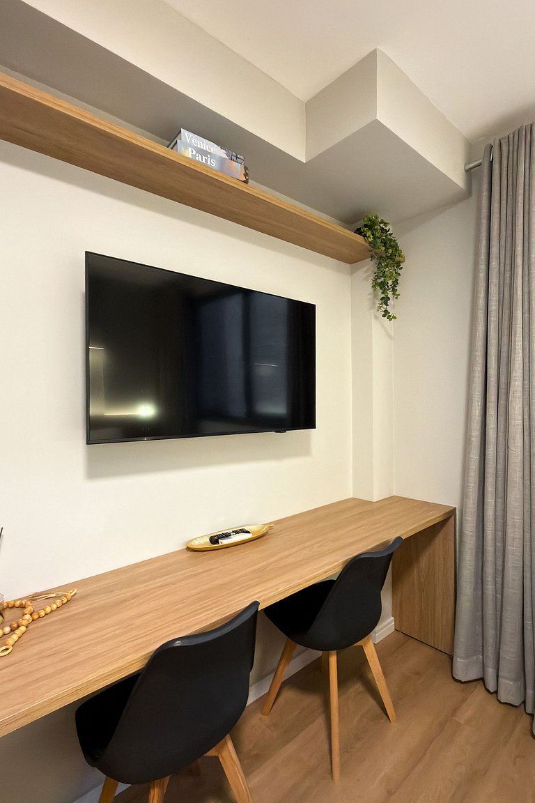 Studio Moderno para 4 em Vila Olímpia SP