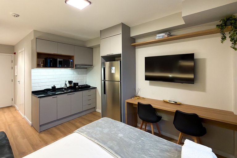 Studio Moderno para 4 em Vila Olímpia SP