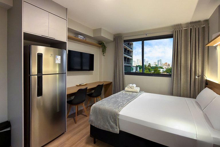 Studio Moderno para 4 em Vila Olímpia SP